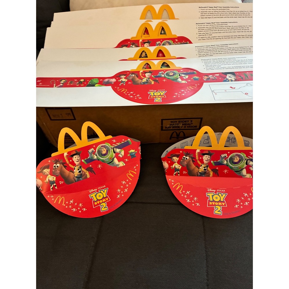 Vtg McDonalds Toy Story 2 Visor Case Apx 300 Happy Meal Toy 1999 Disney Pixar